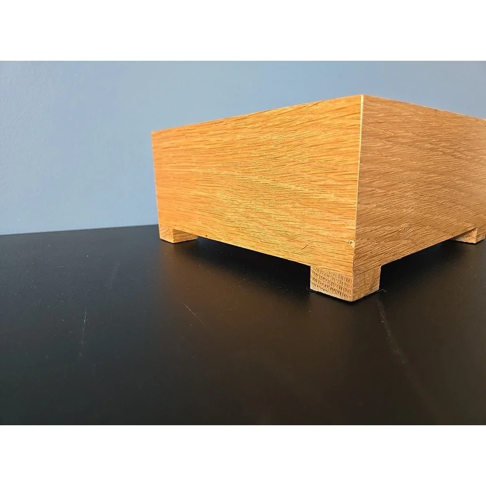 Small Handmade Wood Wooden Box 8